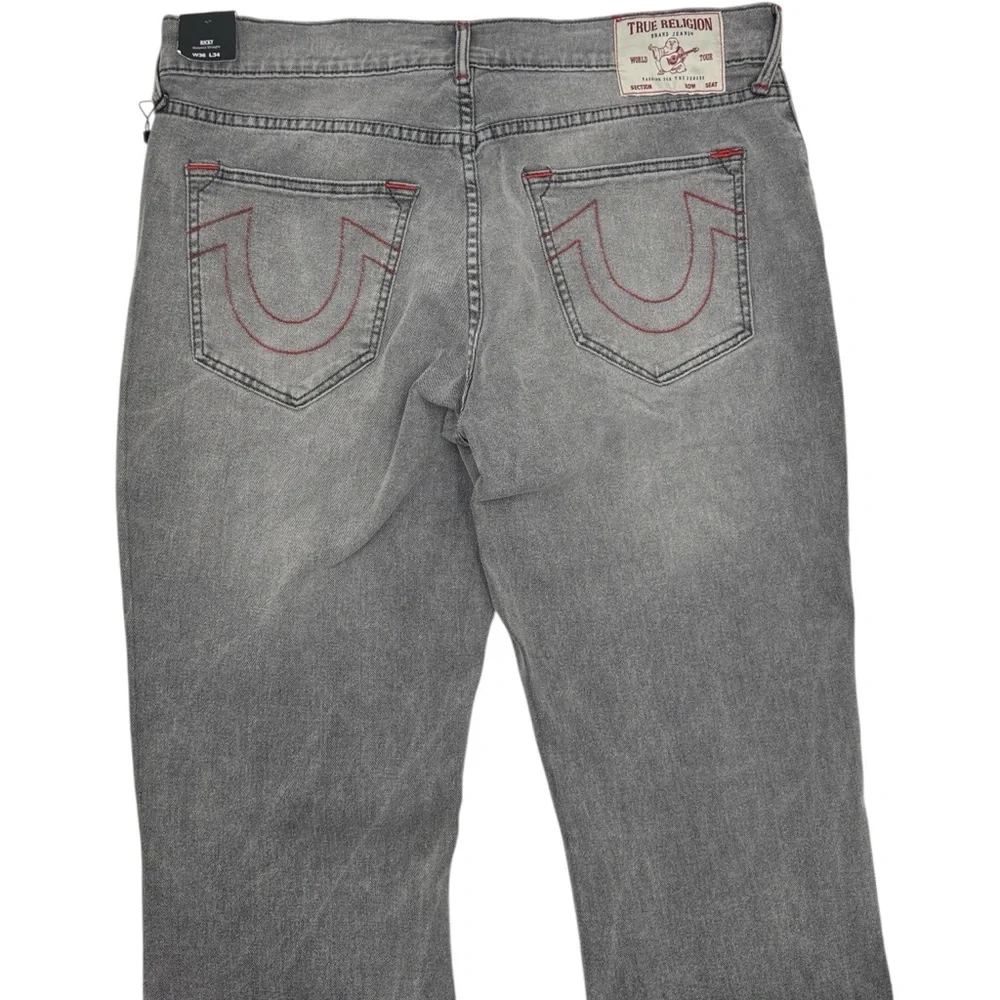 True Religion Ricky Relaxed Straight Leg Jeans Size 36 x 34